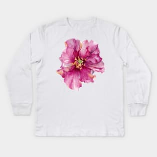 Cactus Flower Kids Long Sleeve T-Shirt